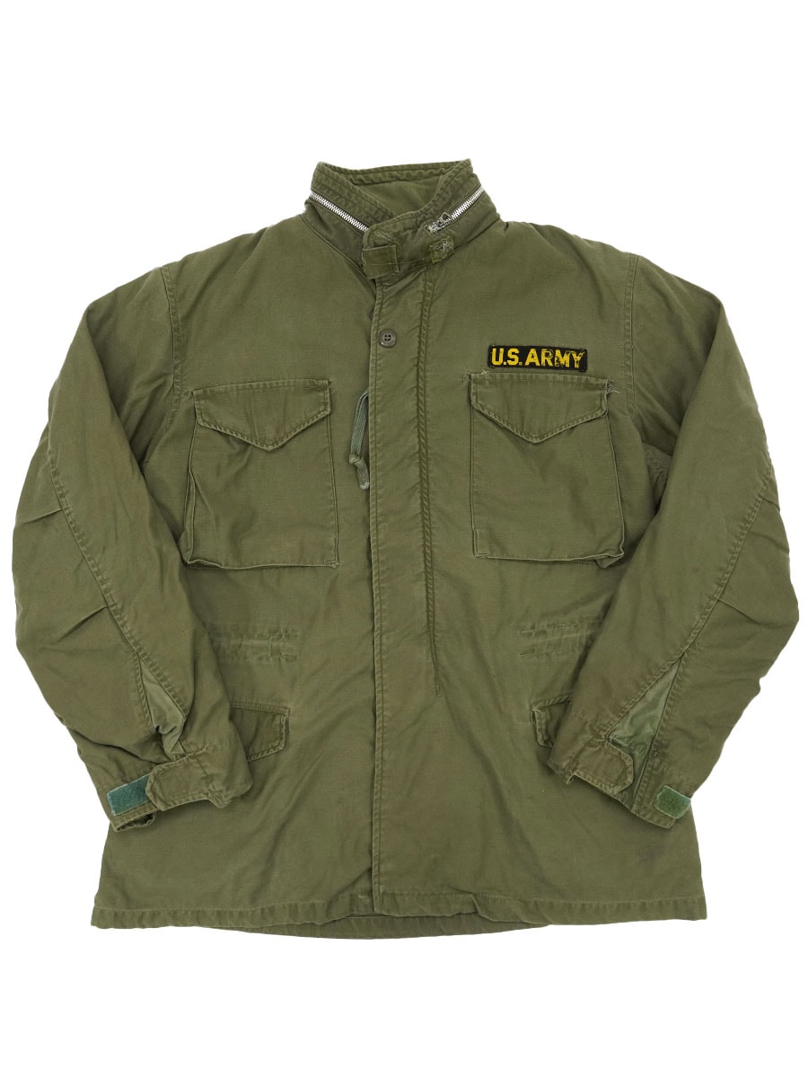 60's U.S.ARMY M-65 フィールドジャケット 1st エポレットなし 表記