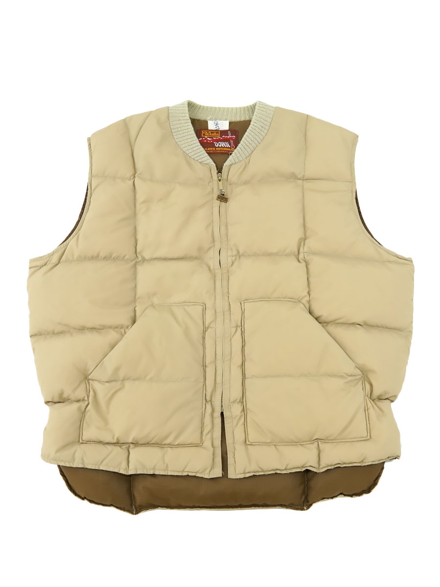 70's Walls 2ポケ キルティングダウンベスト 表記(XL) USA製 | すべて
