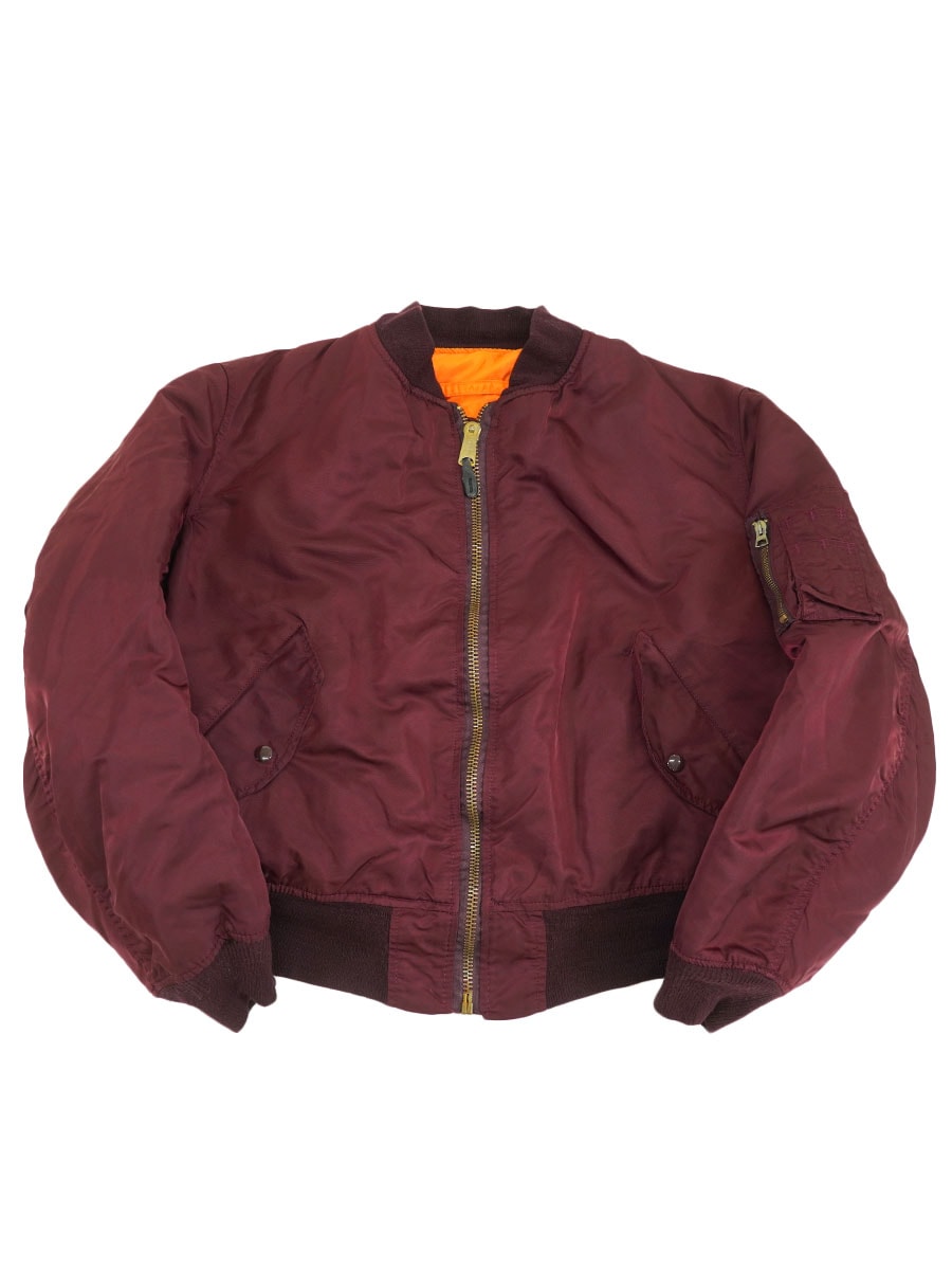 USA製 ALPHA INDUSTRIES MA-1 MIL-J-82790J フライトジャケット エンジ