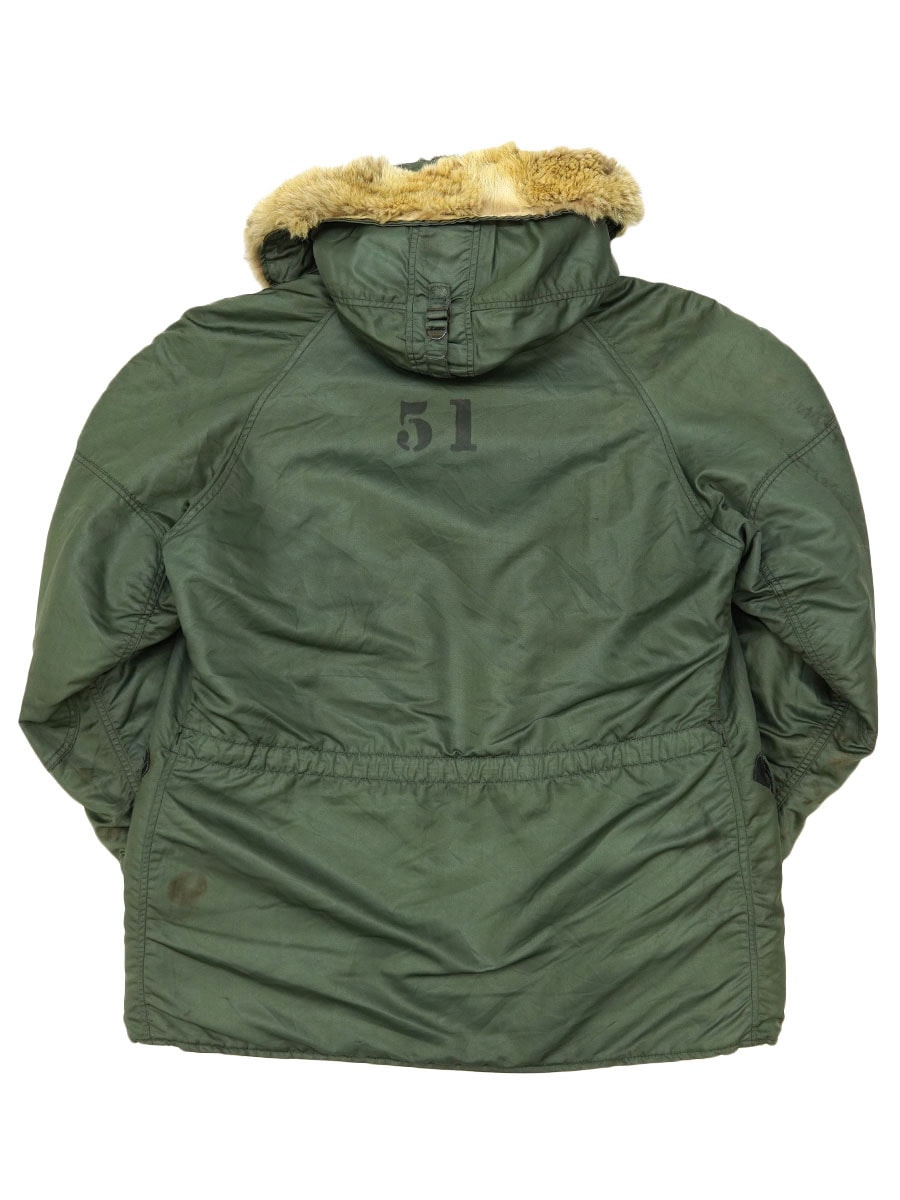 60's USAF N-3B フライトジャケット コヨーテファー 実寸(MEDIUM位