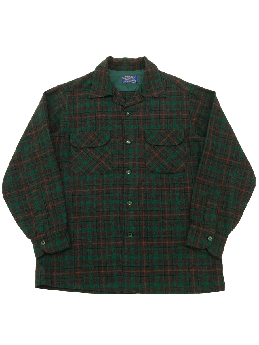 50's ペンドルトン 好配色チェック柄 ボードシャツ 表記(M) | すべての