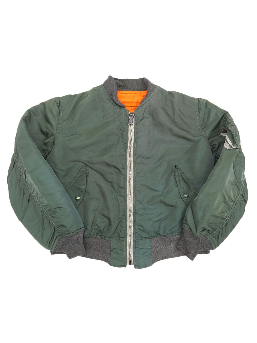 80's～ ALPHA INDUSTRIES MA-1 MIL-J-82790E フライトジャケット 表記