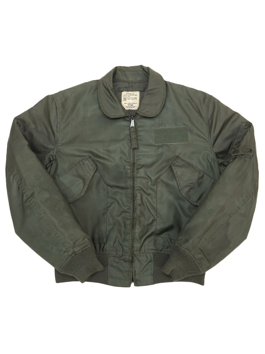80's U.S. AIR FORCE CWU-36/P フライトジャケット 初期 表記(LARGE