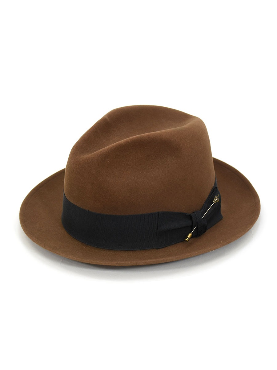60's～ ROYAL STETSON フェルトハット ブラウン 表記(7 1/4位