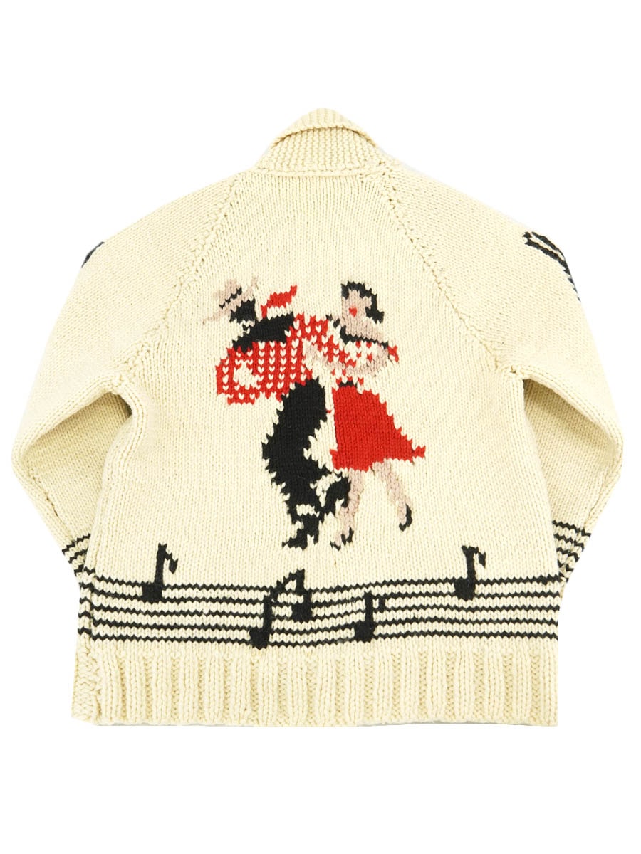 60's ダンス柄 カウチンセーター 実寸(L位) | すべての商品