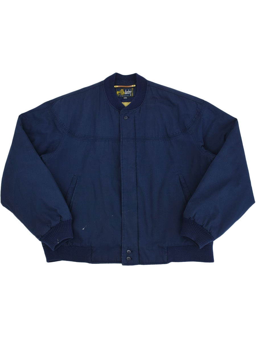 80's～ Derby of San Francisco ダービージャケット ネイビー 表記(L