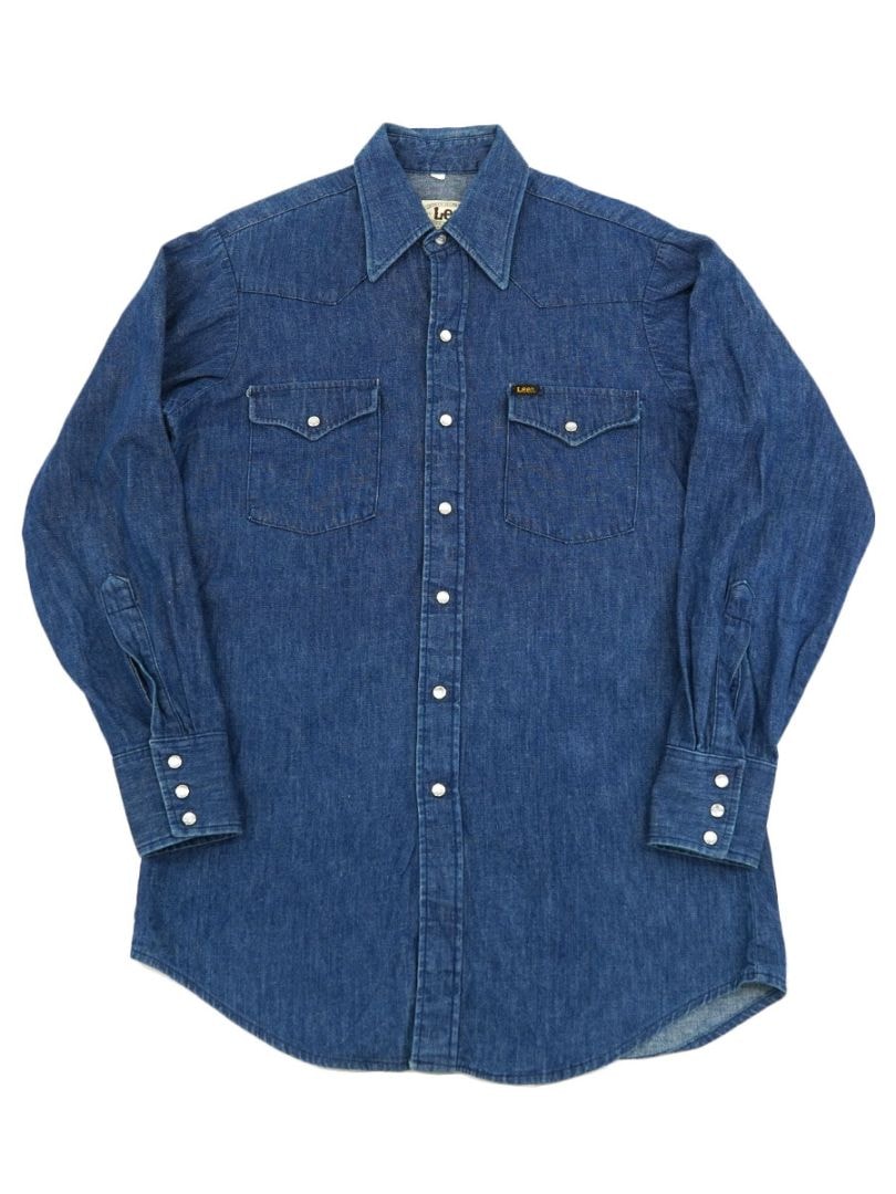 70's Lee デニムウエスタンシャツ 実寸(M位) | すべての商品