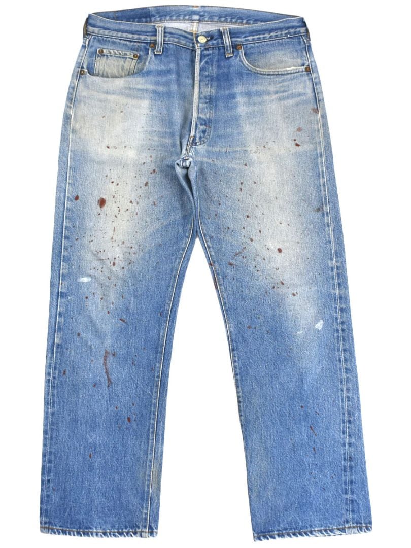 80's Levi's 501 赤耳 デニムパンツ ペンキ飛び 良雰囲気 表記(35x31