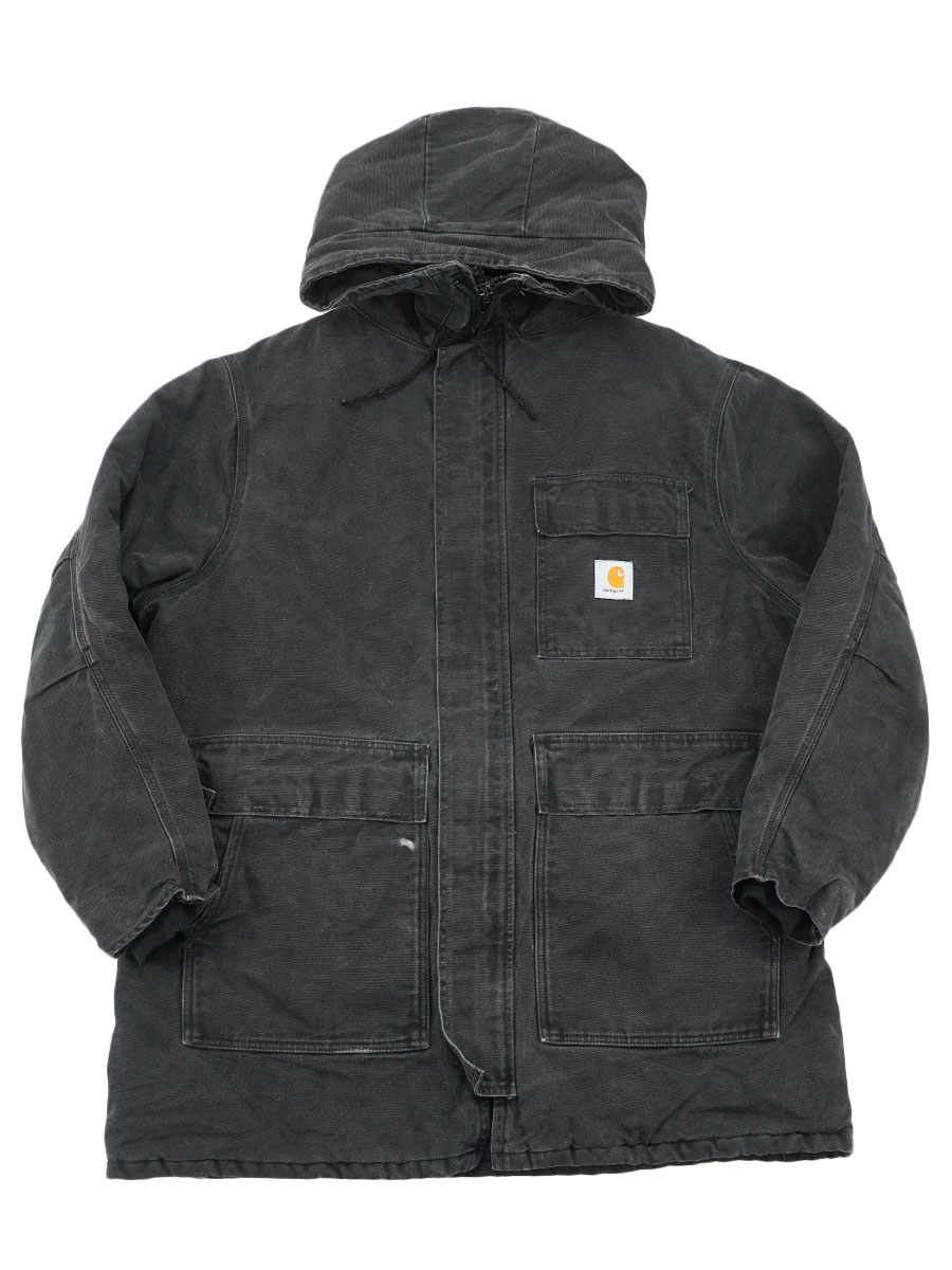 カーハート シベリアンパーカー ブラック！ 表記(XL) USA製 | すべての