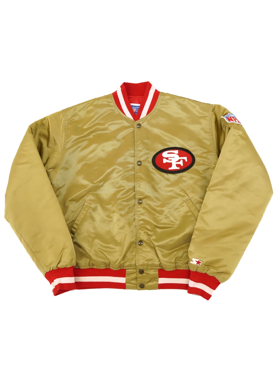 USA製 Starter ''49ers'' サテンスタジャン 表記(L) | すべての商品