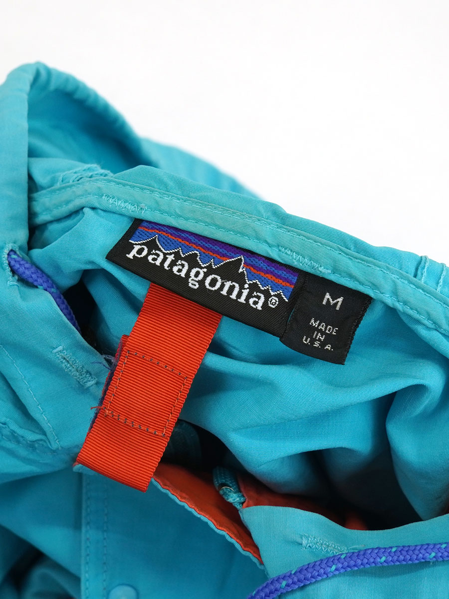 91's パタゴニア バギーズプルオーバー ターコイズ 表記(M) USA製