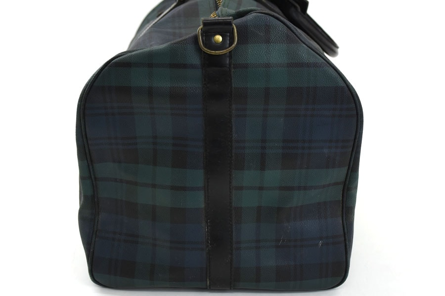 ラルフローレン ブラックウォッチタータンチェック ボストンバッグ
