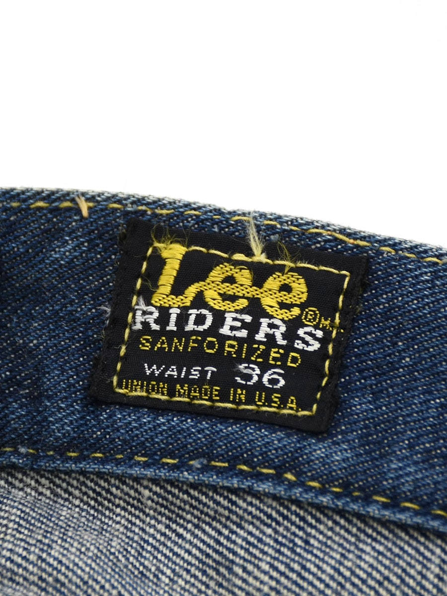 60's～ Lee 101Z サイド黒タグ デニムパンツ 良雰囲気 表記(W36
