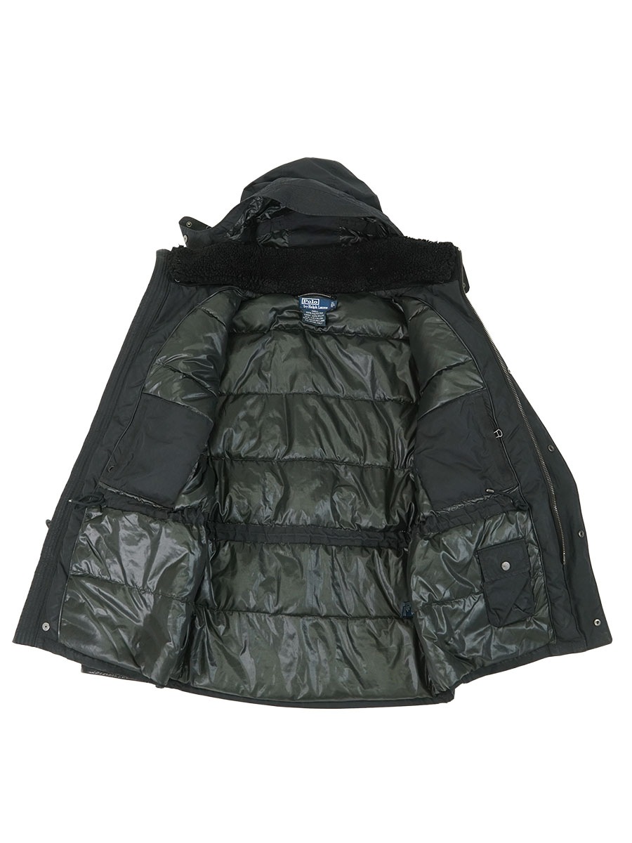 RALPH LAUREN M-65 TYPE DOWN JACKET BLACK！ (SIZE.LARGE) | NEW ITEM