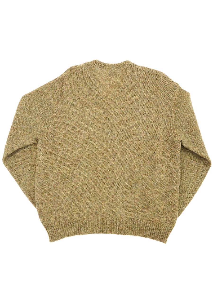 60's BRENT ウール×モヘア ニットカーディガン ブラウン 表記(L