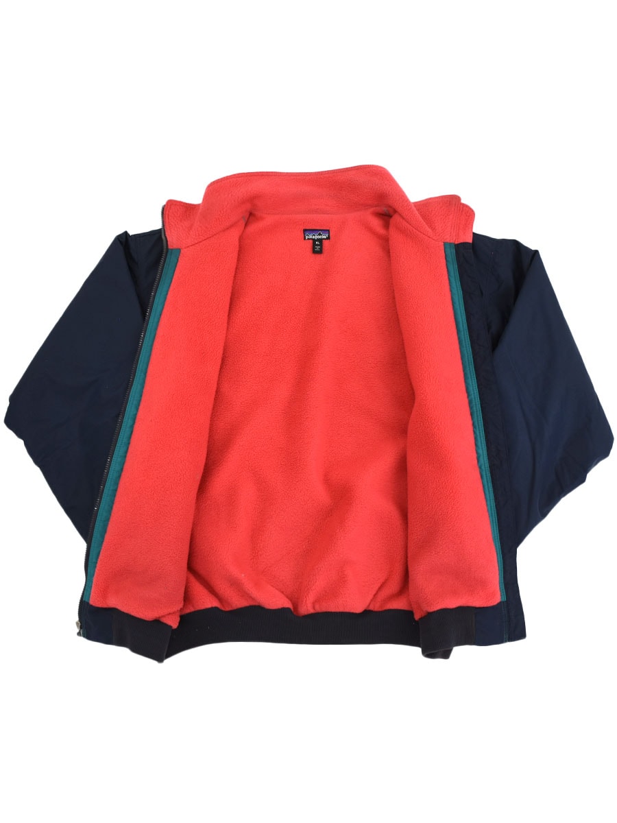 90's パタゴニア シェルドシンチラジャケット ブルーブラック 表記(XL