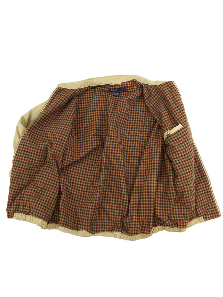 ラルフローレン 裏ガンクラブチェック 100%コットン スウィングトップ