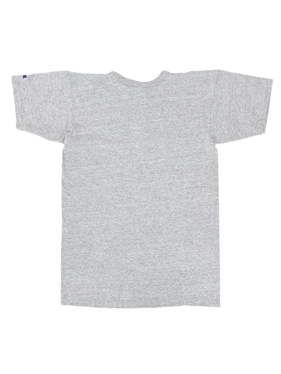 80's トリコタグ チャンピオン ''NYU'' プリント Tシャツ 霜降りグレー
