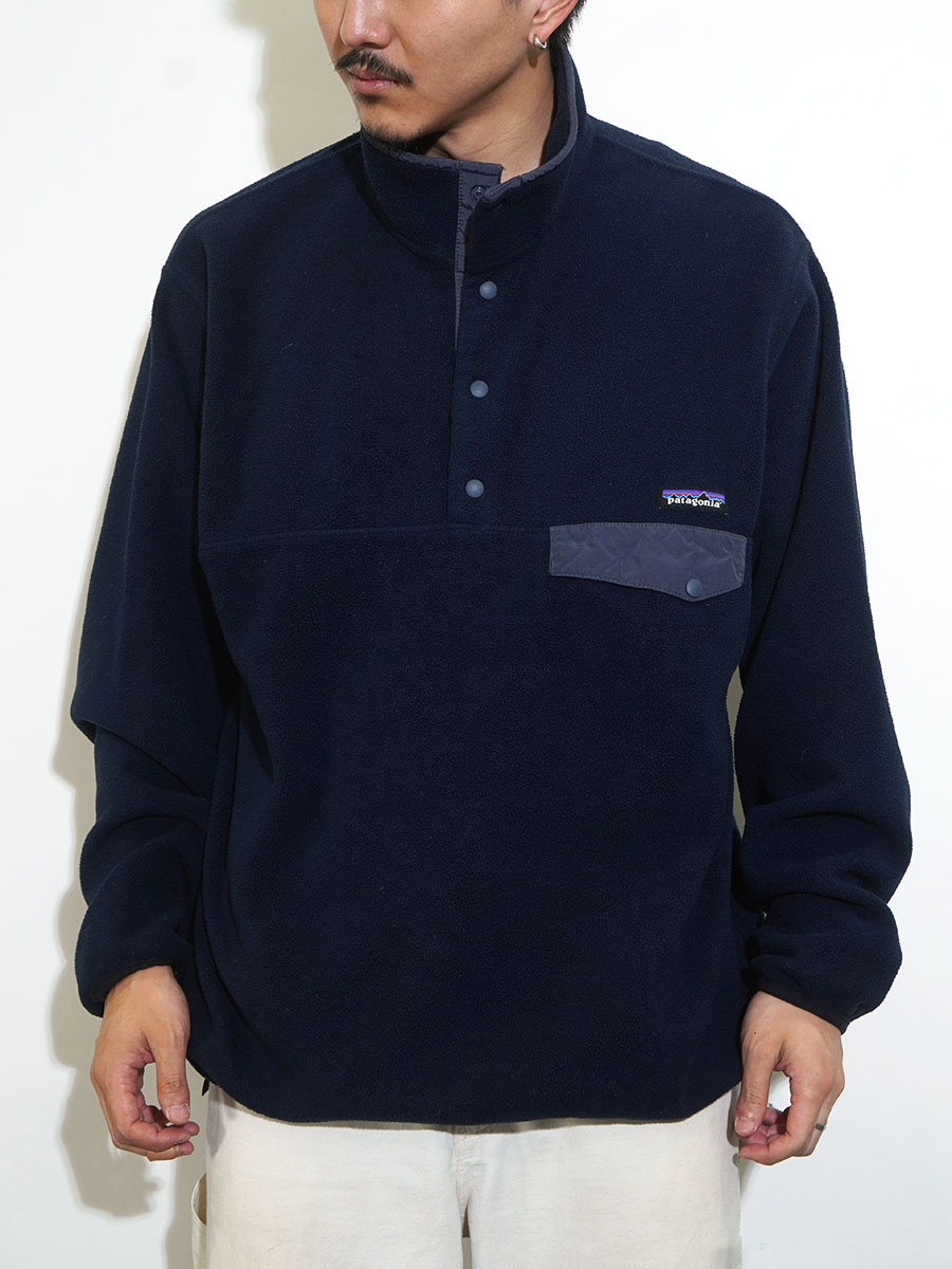 15's パタゴニア シンチラ スナップT プルオーバー ネイビーブルー