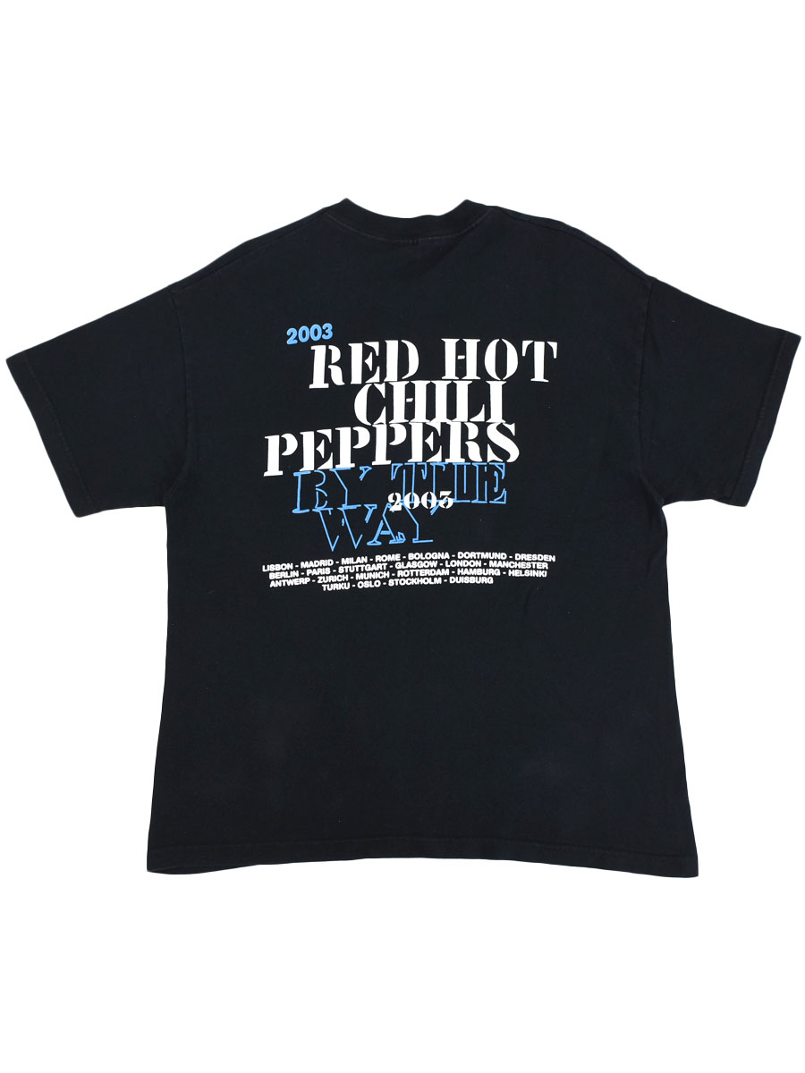 00's RED HOT CHILI PEPPERS ''BY THR WAY 2003'' 両面プリント T