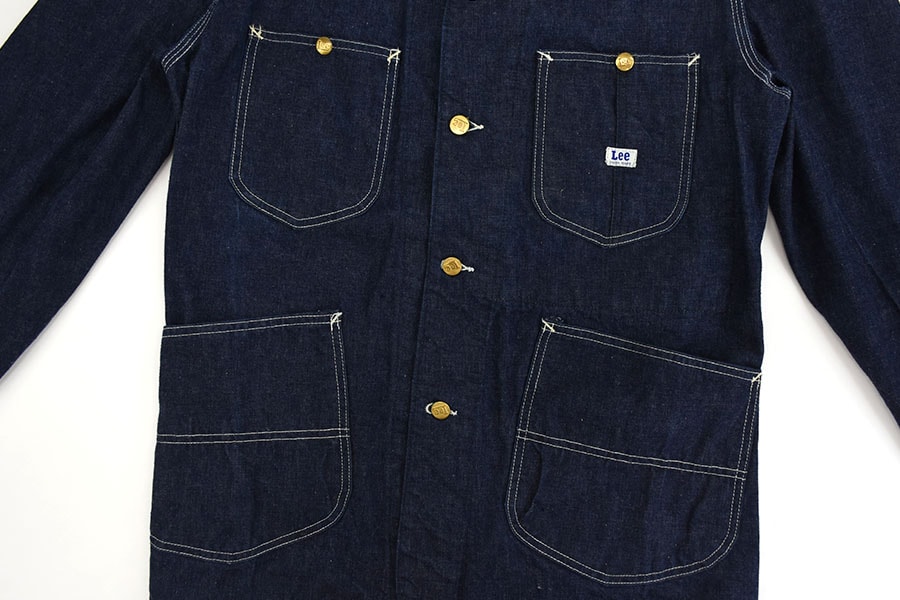 50's Lee 91-J デニムカバーオール 真っ紺！ 表記(36) ノンウォッシュ