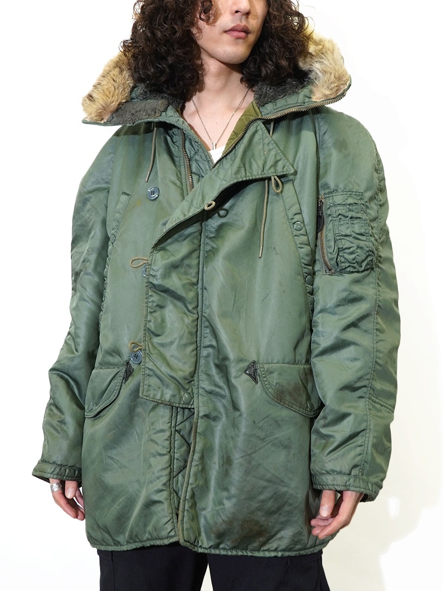 60's USAF N-3B フライトジャケット コヨーテファー 実寸(MEDIUM位