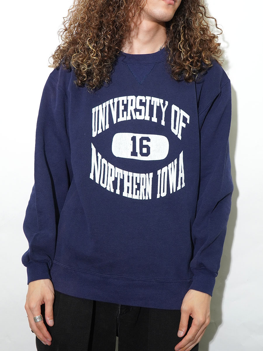 90's RUSSELL ATHLETIC ''UNIVERSITY OF NORTHERN IOWA'' 3段プリント