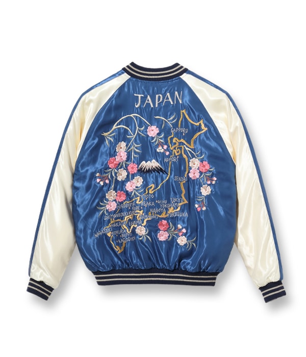 テーラー東洋 スカジャン リバーシブル アセテート スーベニア