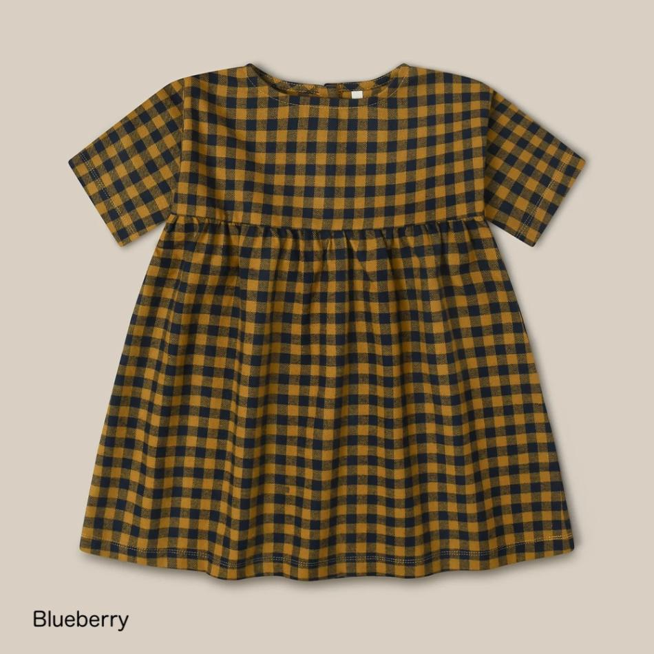 ワンピース キッズ ベビー オーガニックズー ギンガムチェック Organic