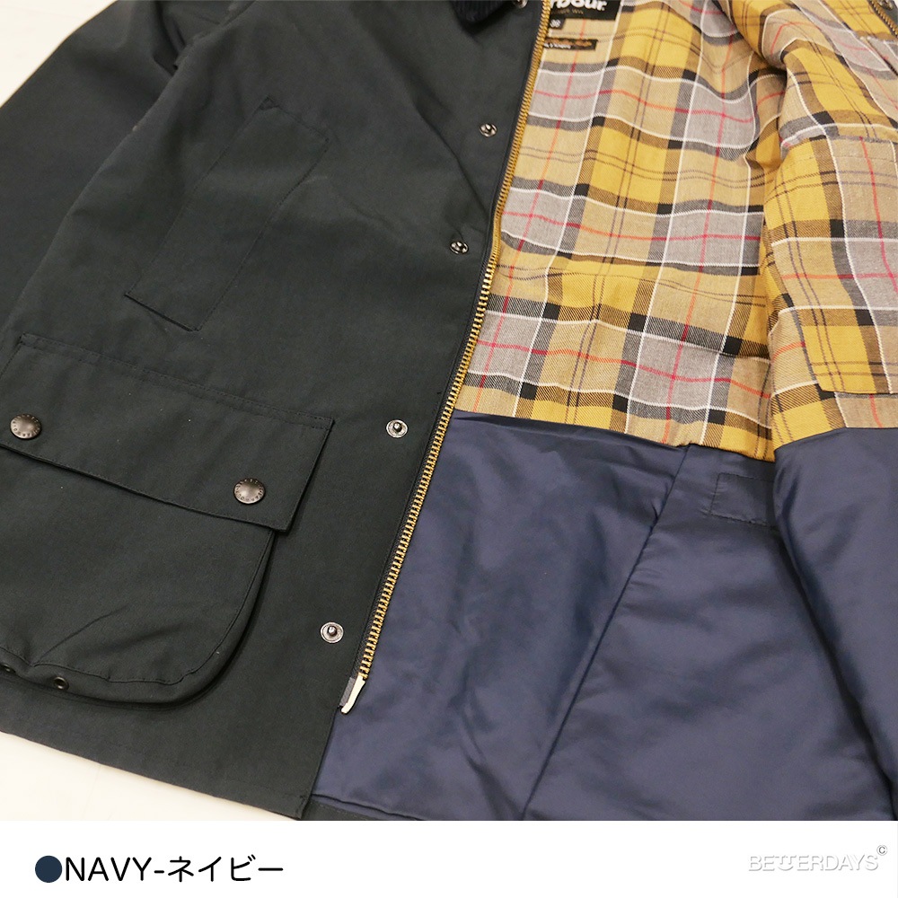 バブアー ノンオイル ビデイル 2レイヤー ノンオイルドコットン