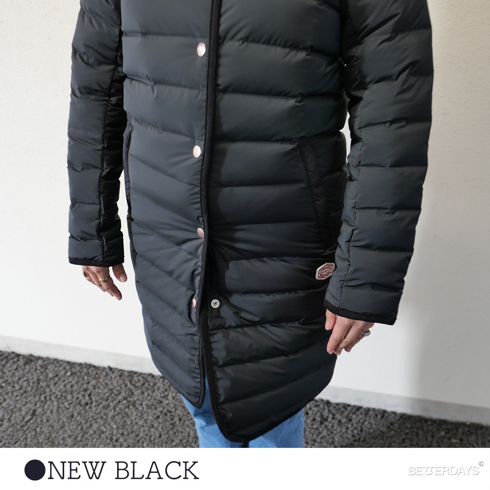 ノーカラー ダウンコート ヴァンソンエミレイユ バンソンエミレイユ