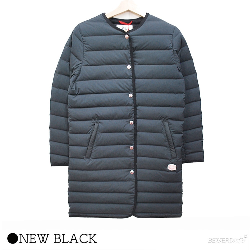 ノーカラー ダウンコート ヴァンソンエミレイユ バンソンエミレイユ