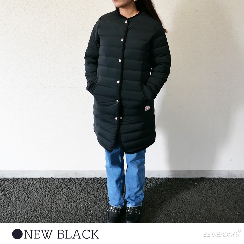 ノーカラー ダウンコート ヴァンソンエミレイユ バンソンエミレイユ