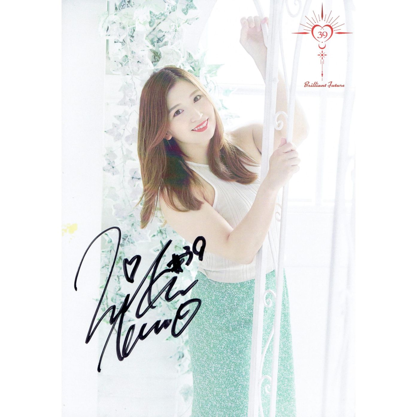 青野未来 #39 マリーゴールド ポートレート 直筆サイン入り