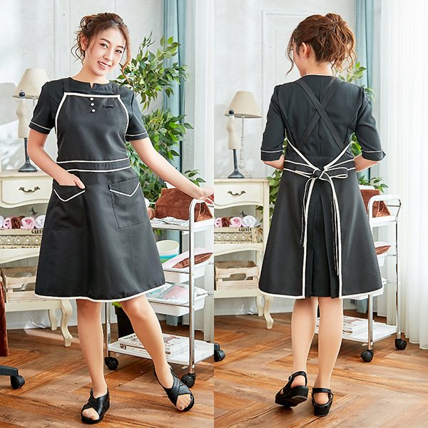 無料試着可】サロン用ユニフォーム エプロン A03 ベリエッラの通販｜美セラ