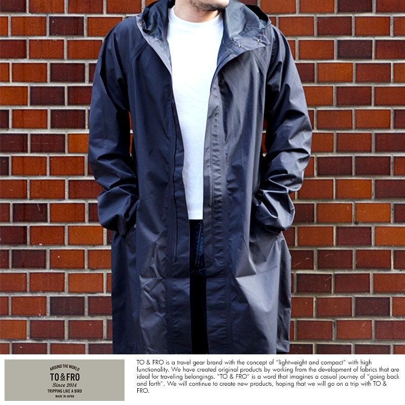 TO&FRO WATERPROOF MODS COAT レインコート モッズコートおしゃれ