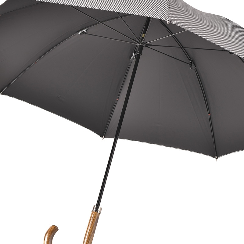 Ramuda 長傘 8本骨 60cm 遮光遮熱 千鳥格子 雨傘 大きめ1級遮光/日本製