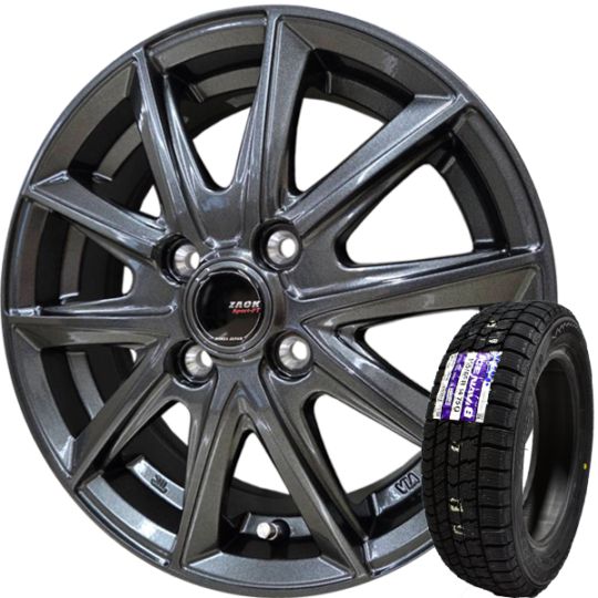 2025年製 グッドイヤー ICE NAVI8 155/65R14+ ZACK Sport-FT（防錆対策