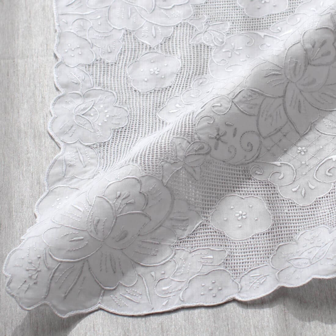 送料無料】汕頭手刺繍 ハンカチ 7203 | レディース,スワトウ ハンカチ