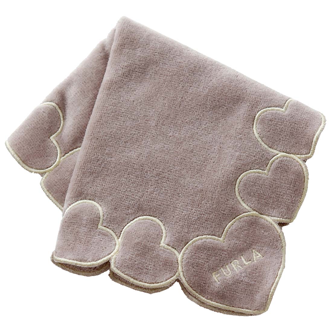 フルラ 大判 タオルハンカチ（約28cm） 0203 ベージュ 【FURLA