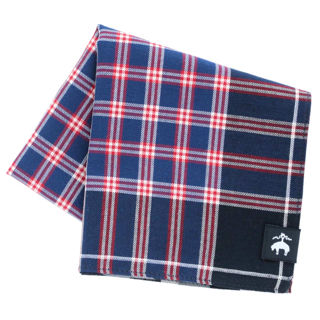 ブルックス ブラザーズ 表ガーゼ地裏タオルハンカチ 9253 ブルー