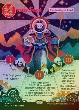 ☆SALE☆【FOIL】【英】ウルザの物語/Urza's Saga[土地P]【SLC