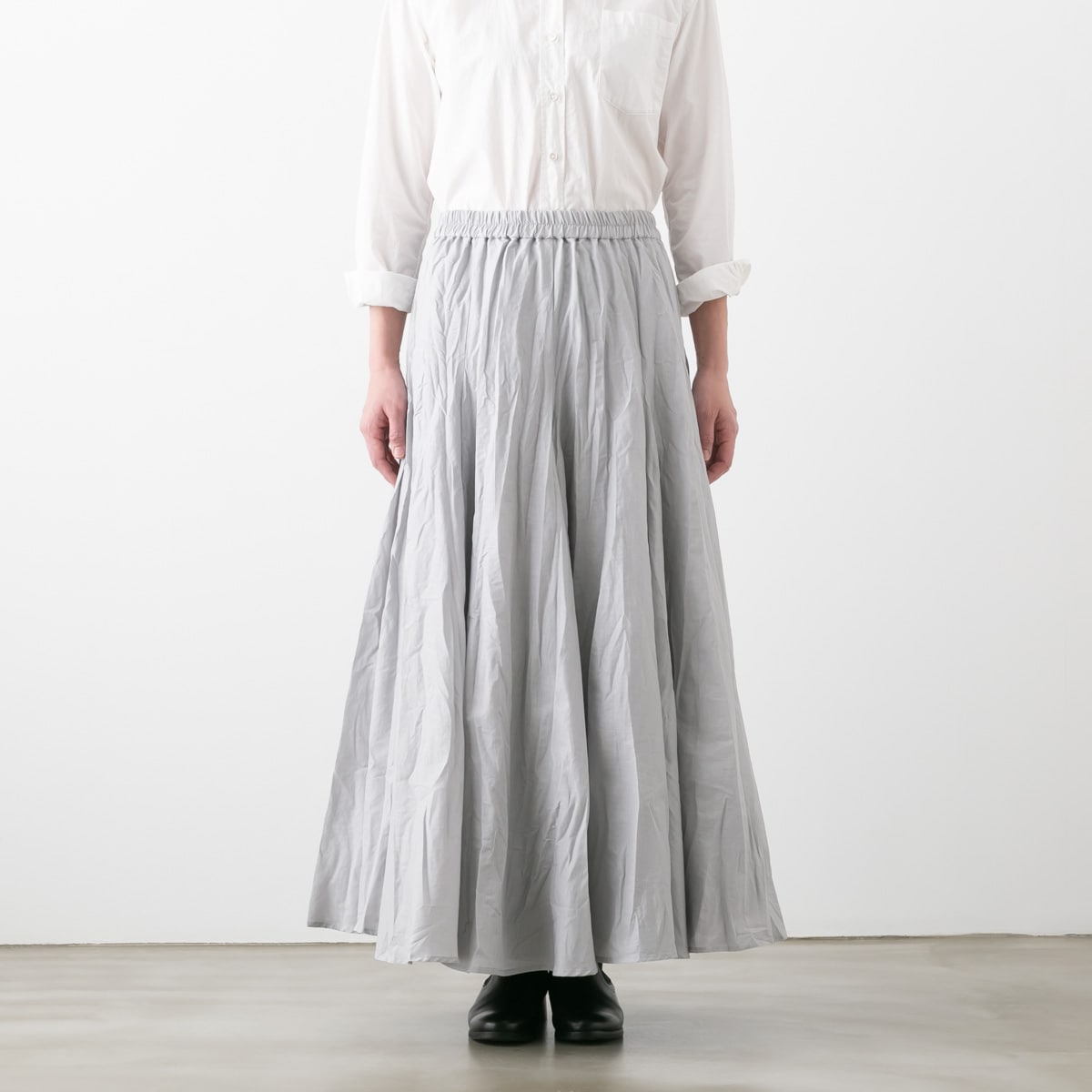 mizuiro ind ミズイロインド ボリューム フレア スカート 4色 3-260010