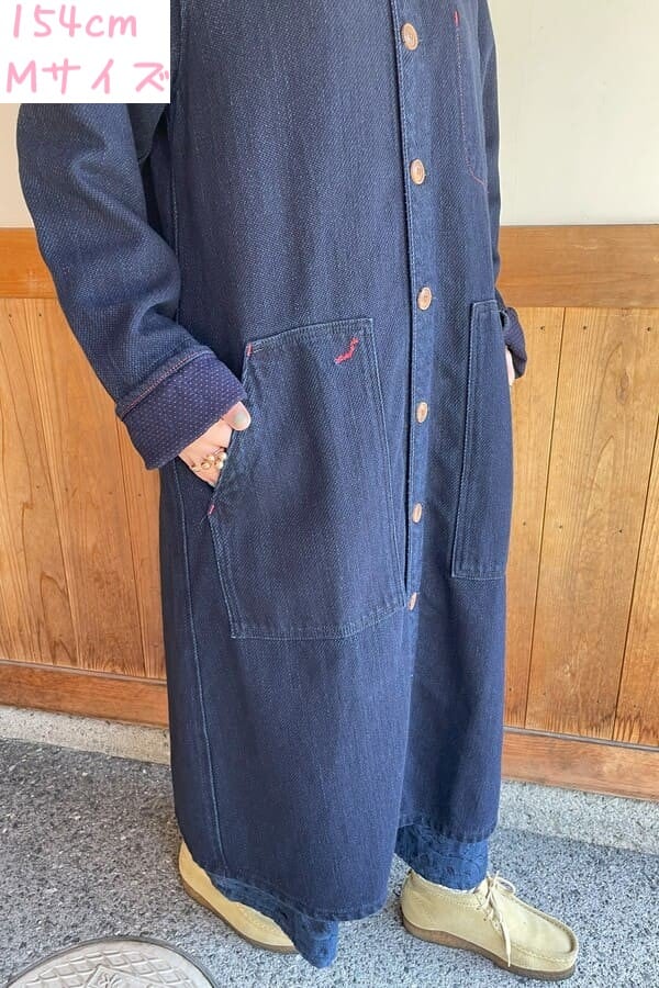 BlueTrick】 ロングショップコート 刺子 | ジャケット | BlueTrick