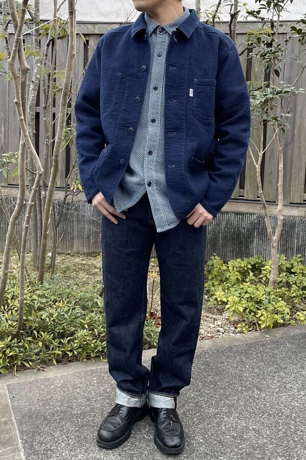 BlueTrick】 刺子カバーオール（メンズ） | ジャケット | BlueTrick