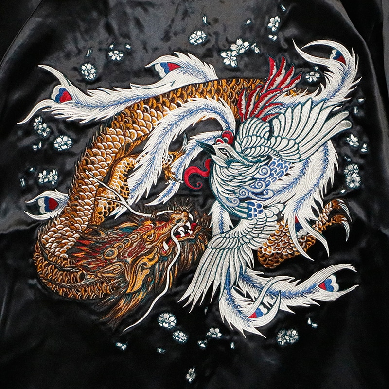 クローズ×WORST 坊屋春道 木津京介 モデル 鳳凰 × 龍 柄 刺繍