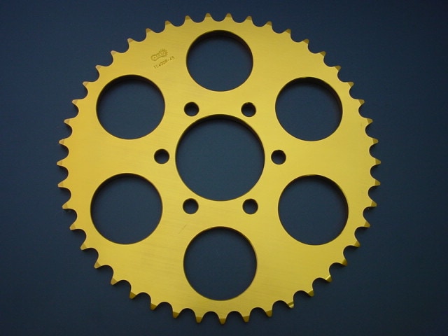 GS400/GT380 ゴールド・リヤスプロケット(530-45T) | SUZUKI,GS400