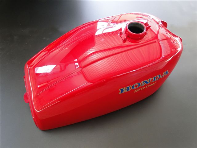 CB400F 赤タンクステッカー(408cc) ※2枚セット | HONDA,CB400F ('75