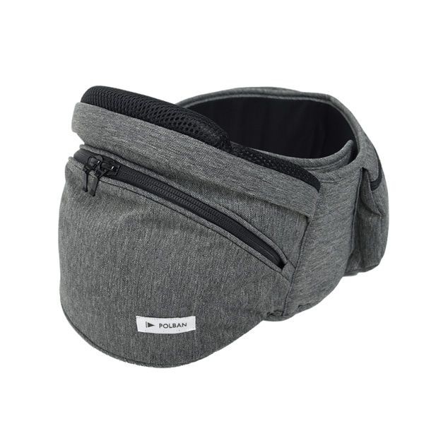 ポルバン POLBAN ヒップシート アドバンス メランジグレー｜ ブリベビ