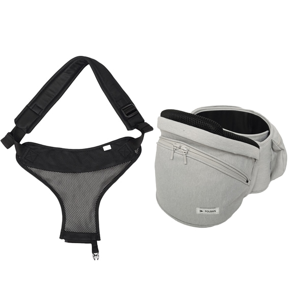 ポルバン POLBAN シングルショルダーセット アドバンス アイスグレー